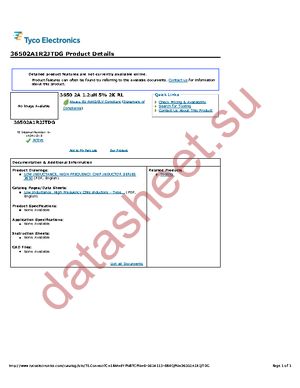 36502A1R5JTDG datasheet  